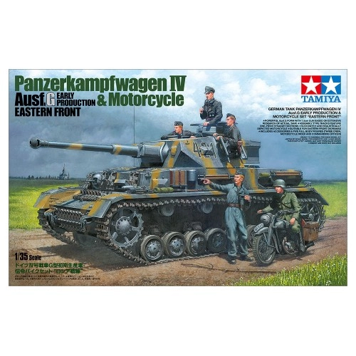 1:35 Panzerkampfwagen IV Ausf G. Early Production & Motorcycle Eastern Front 1:35