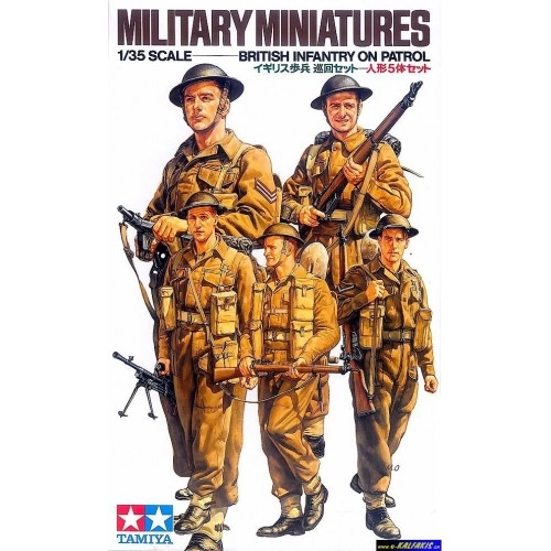 1:35 British Infantry on Patrol - 5 figures 1:35