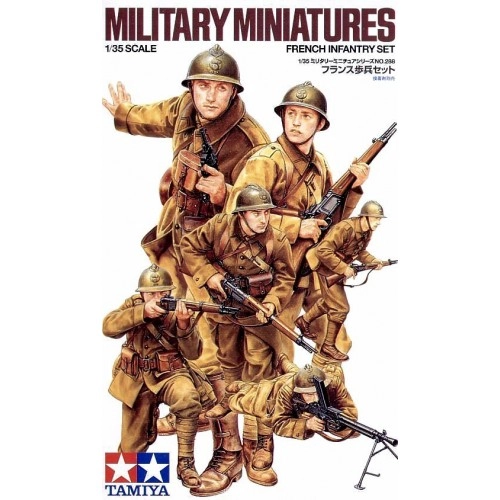 1:35 French Infantry Set Military Figures (6 figures) 1:35