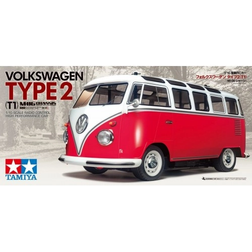1:10 M-06 VW Bus Type 2 (T1) Brushed RC model car Electric Road version RWD Kit 1:10