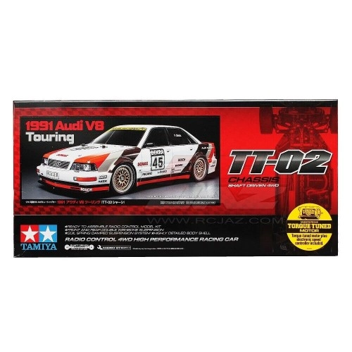 Macheta auto, 1:10 Audi V8 Touring (TT-02) 1991 - model with the possibility of installing radio control 1:10