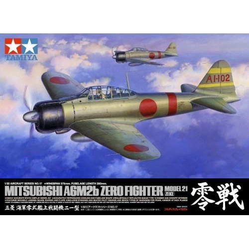 1:32 Mitsubishi A6M2b Zero Fighter Model 21 (Zeke) 1:32