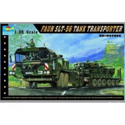 1:35 German Faun Elephant Slt-56 Panzer Transport 1:35