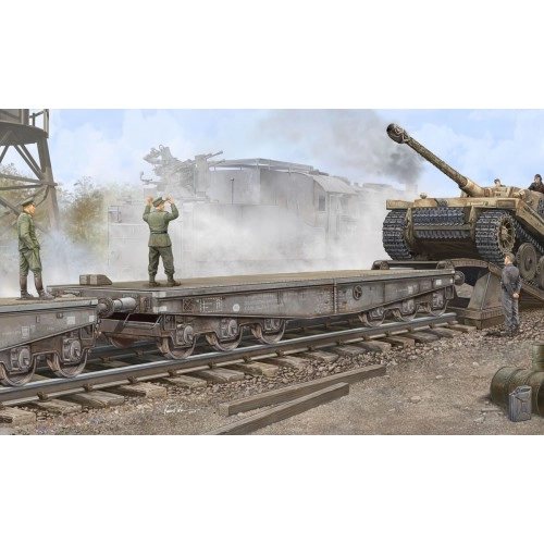 1:35 Schwere Plattformwagen Type SSyms 80 1:35