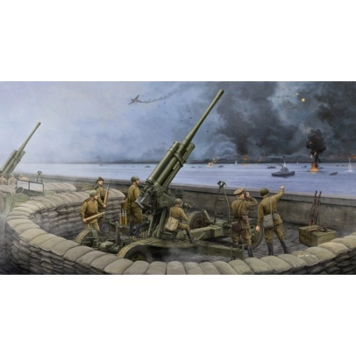 1:35 Soviet 52-K 85mm Air Defense Gun M1943 Late Version 1:35