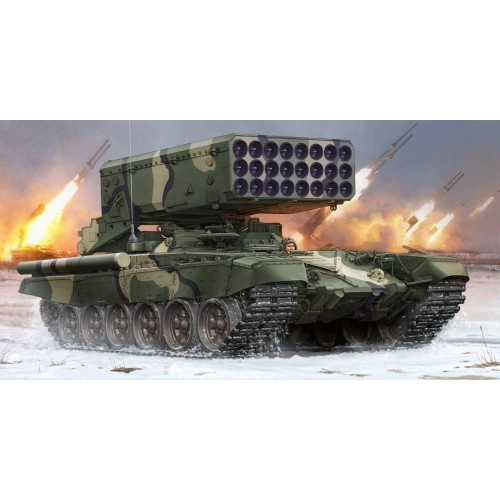 1:35 Russian TOS-1 24-Barrel Multiple Rocket Launcher 1:35