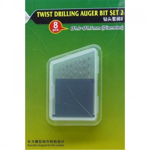 Twist Drilling Auger Bit set (#2 1.0-1.7 mm)