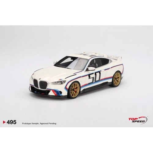 BMW M4 (G82) 3.0 CSL Brillant White 2023 1:18