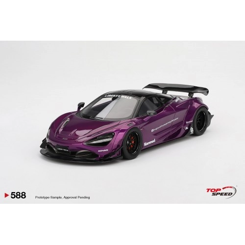 McLaren 720S LB-Works Purple 2023 1:18