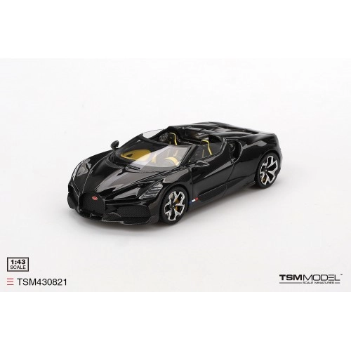 Bugatti W16 Mistral, Black, 2024 1:43