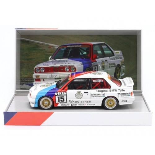 BMW M3 (E30) BMW M Team Schnitzer #15 Roberto Ravaglia DTM Champion 1989 - with Collectors box 1:18