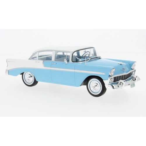 Chevrolet Bel Air 4-Door Hard Top Light Blue/White, 1956 1:24