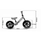 Bicicleta Teddy Balance Bike - Pink