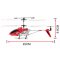 Elicopter Syma, S107G raza 15m, infrarosu, cu telecomanda - Galben