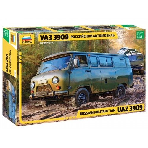1:35 UAZ 3909 RUSSIAN MILITARY VAN 1:35