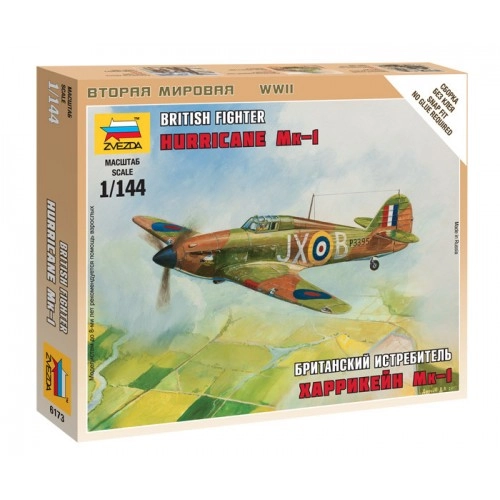1:144 British Fighter "Hurricane Mk-1" - Snap Fit 1:144