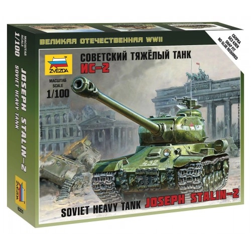 Tank ZVEZDA, 1:100 IS-2 STALIN 1:100