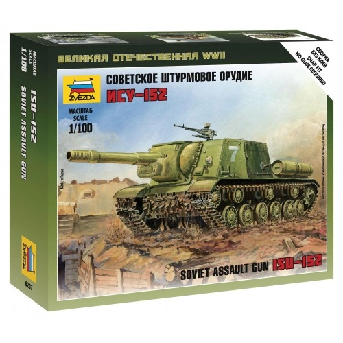 1:100 SELF-PROP.GUN ISU-152 1:100