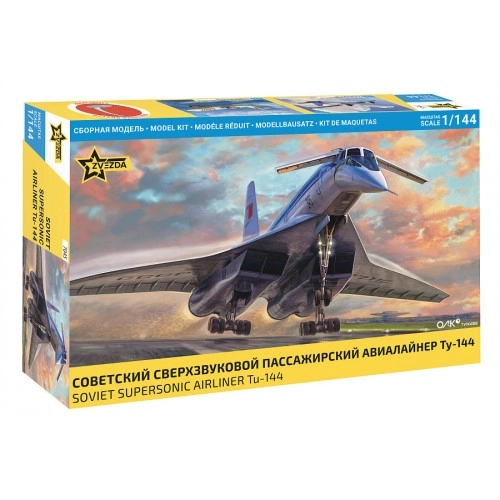 1:144 Soviet supersonic civilian aircraft Tupolev Tu-144 1:144